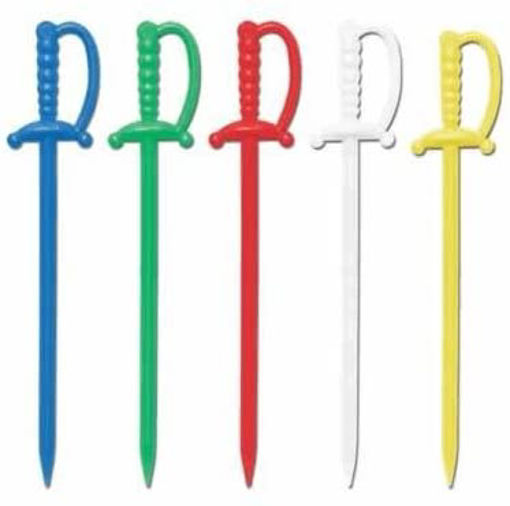 Picture of PICK SWORDS ASSORTED COLOURS